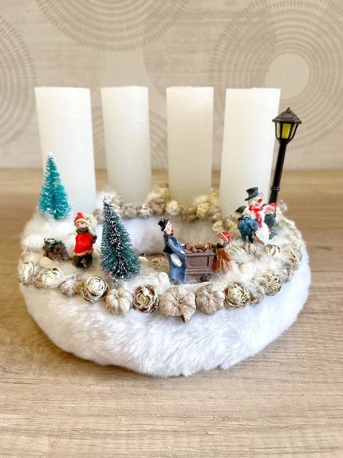 Karácsonyi éjjel adventi koszorú Karácsonyi éjjel adventi koszorú