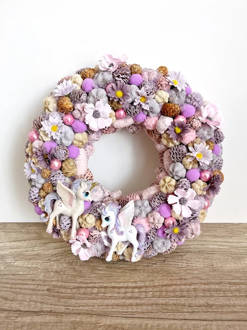 Kopogtató unikornisokkal, 30 cm