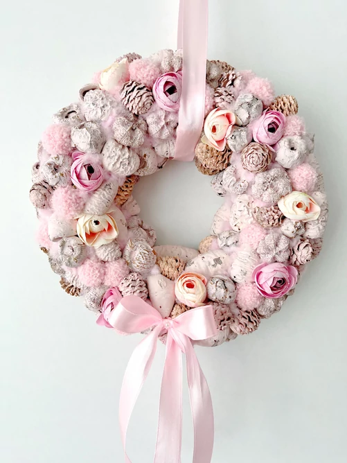 Pasztell kopogtató, 24 cm