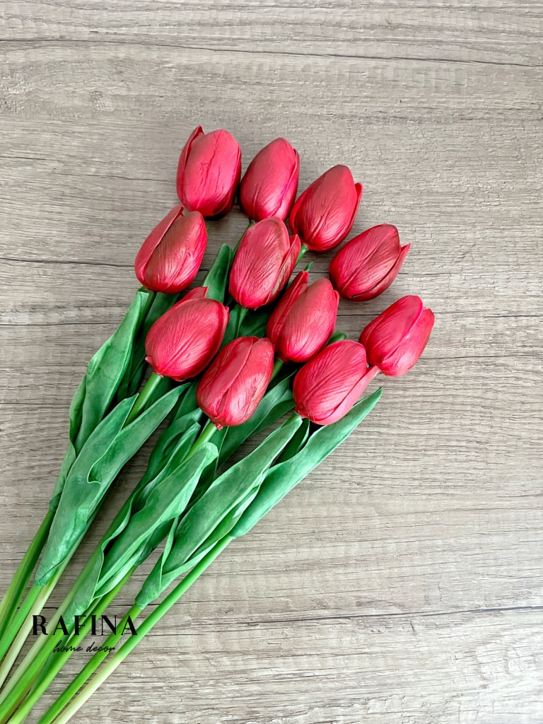 Gumi tulipán piros 1 szál